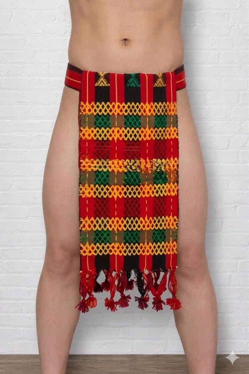 KALANGA BAHAG G-string Handwoven Cordillera Philippine Textile Tribal ...