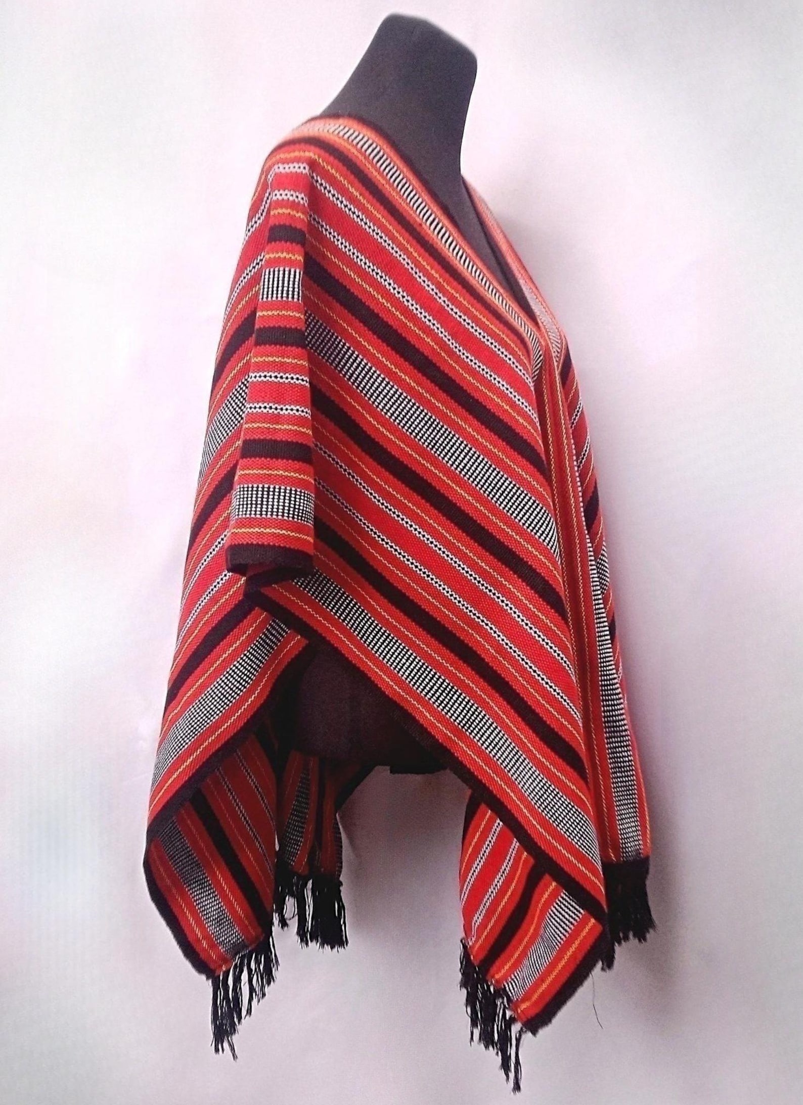 Inabel Poncho Top – Handwoven Baguio Ifugao Textile | Filipino ...