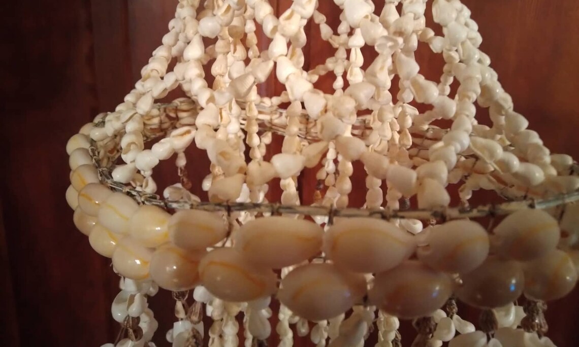 Philippine Vintage Seashells Chandelier Etsy