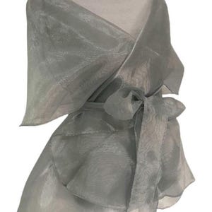 Grey Organza Dress - Etsy