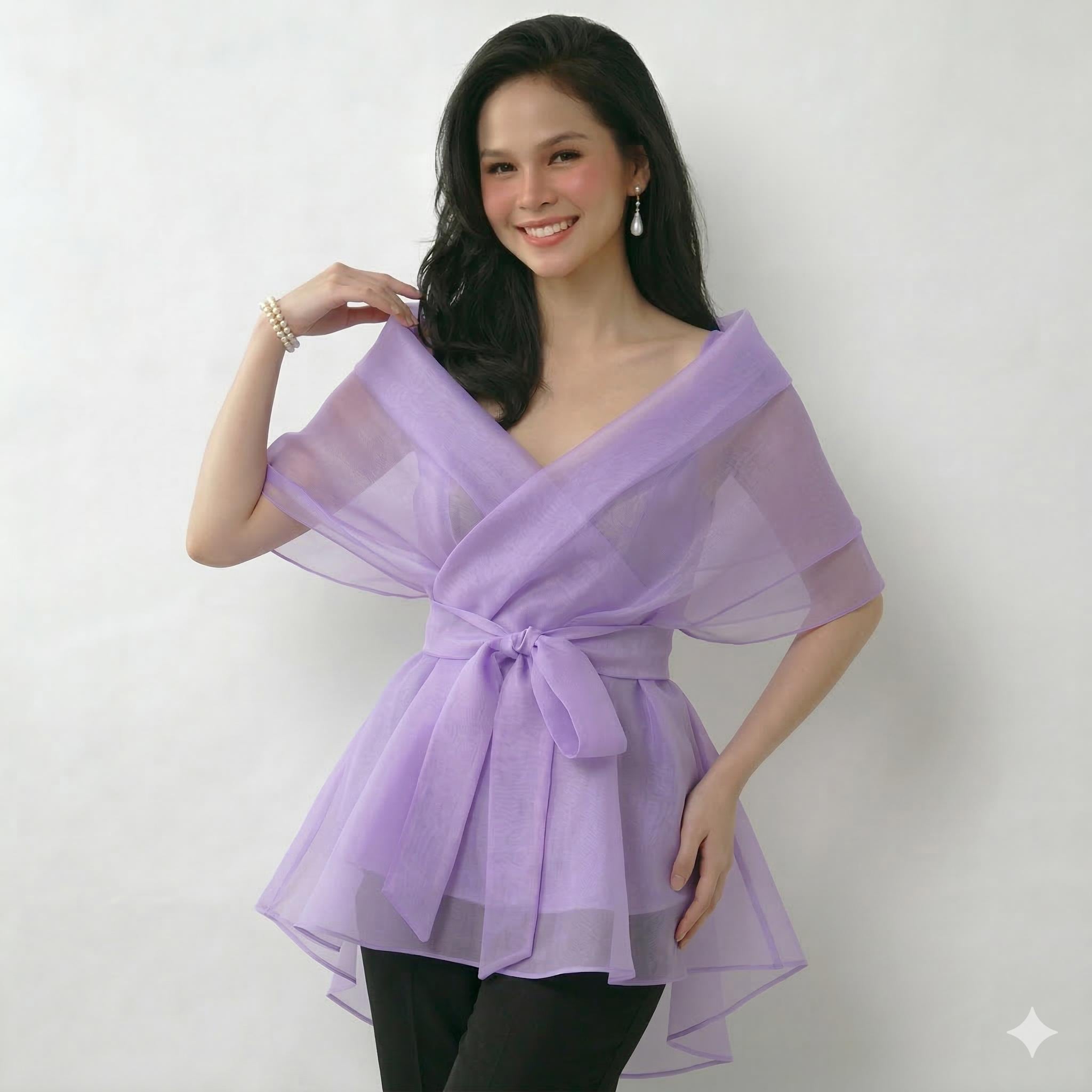 filipiniana dress purple WS20 - Balintawak Gina Dress Purple