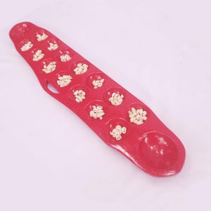 RED SUNGKA Approx. 28 Inches Fun Board Game W/ + 2 Set Sigay Shells FREE L  Polichina Wood, Hand Painted, Original From Philippines, Mancala - Etsy