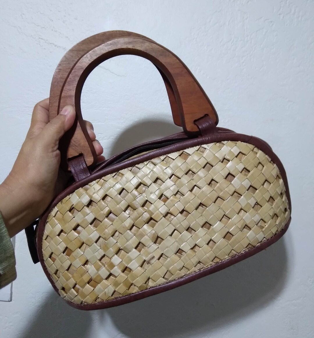 Philippine Cebu Handmade Pandan Banig Artisanal Native Purse Etsy