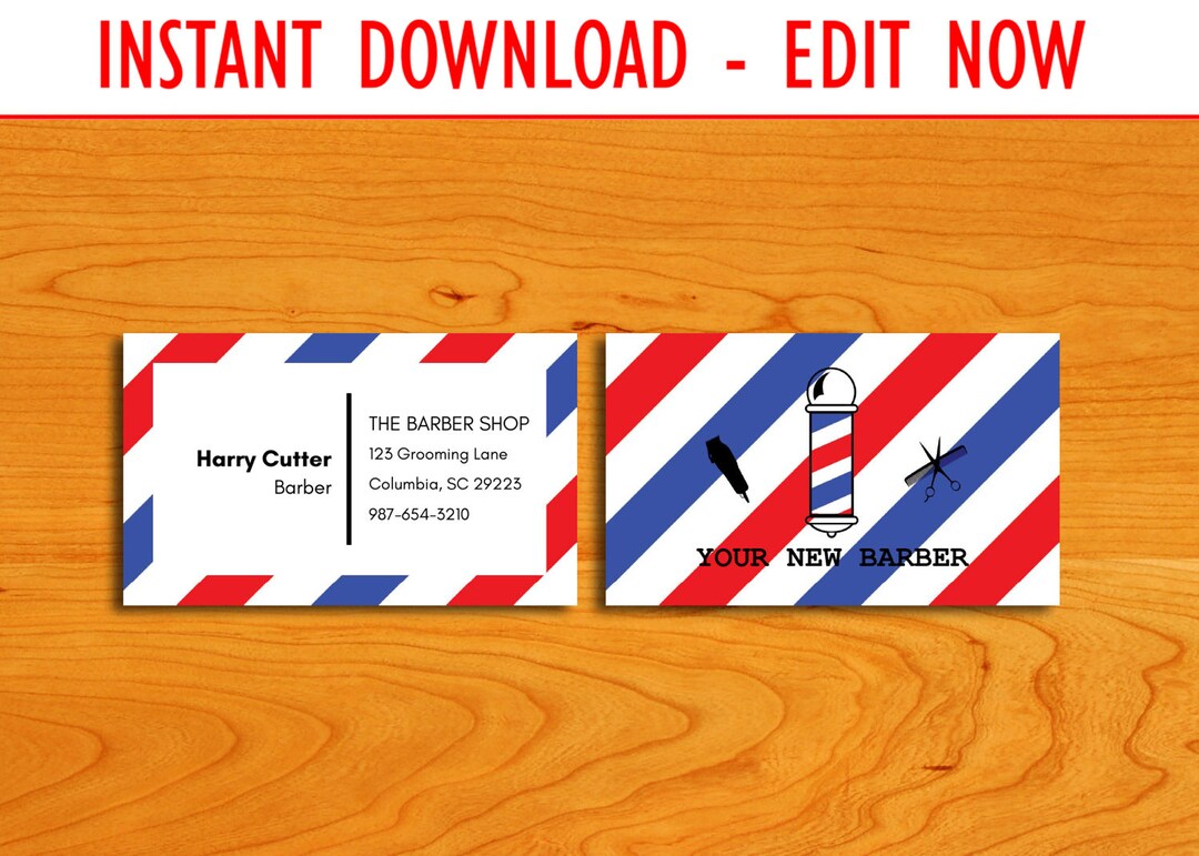 Business Card COMPLETELY EDITABLE Etsy