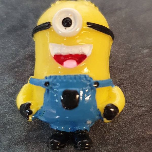 Unisexe Cartoon Minions Solid Plastic 3D Badge Pin Idée cadeau taille unique