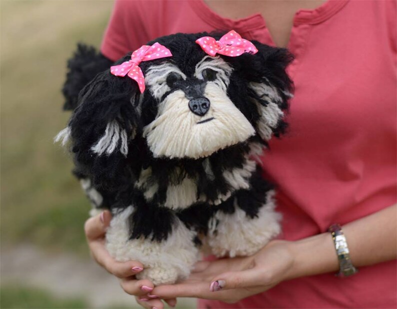 Custom stuffed animal look like Dog clone Malteser Maltipoo Etsy