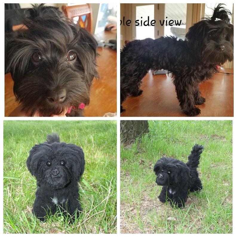 Custom stuffed animal look like Dog clone Malteser Maltipoo Etsy