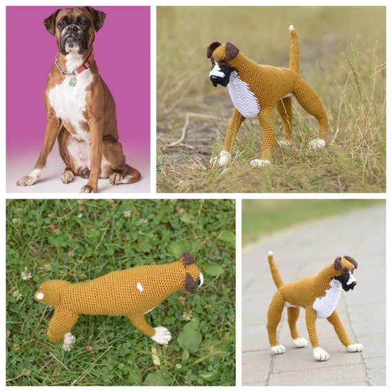 boxer dog stuffed animal