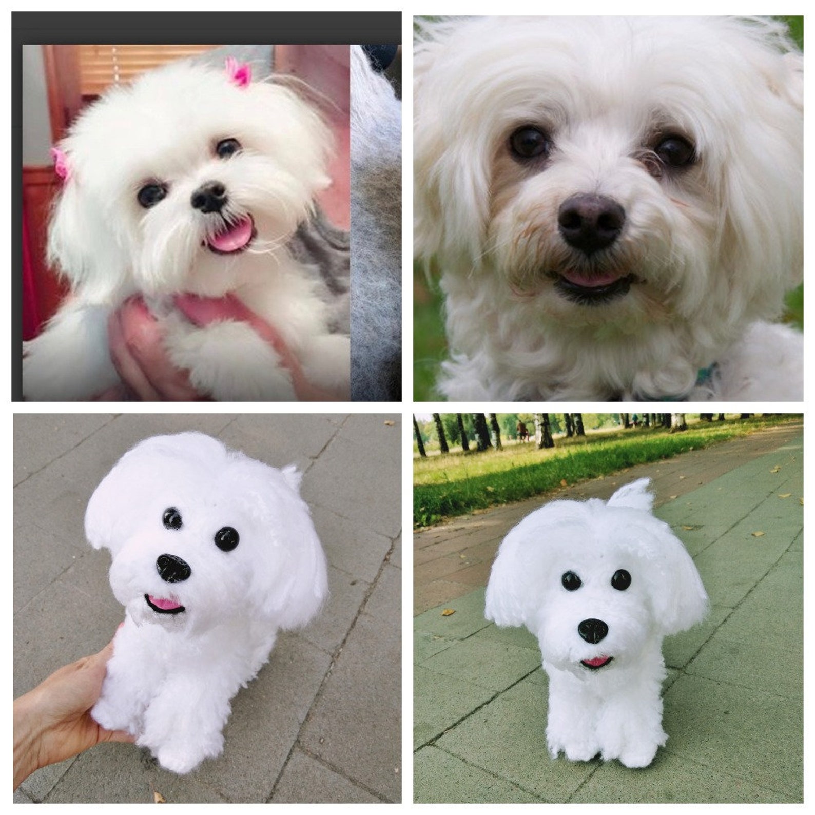 Custom plush dog that look like your pet Stuffed dog replica Etsy