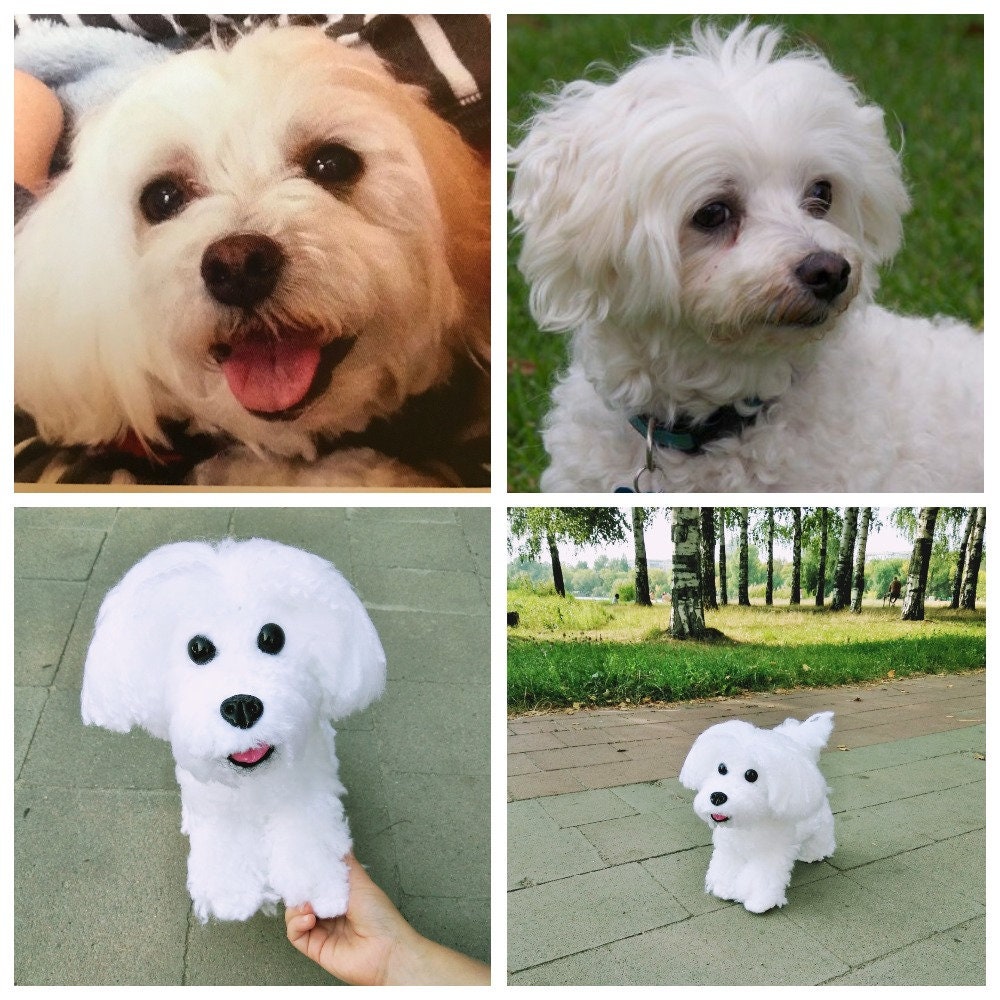 Custom plush dog that look like your pet Stuffed dog replica | Etsy