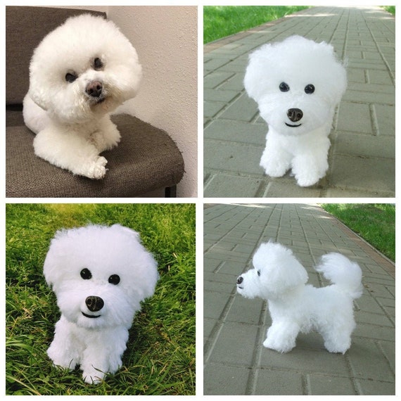 bichon frise plush