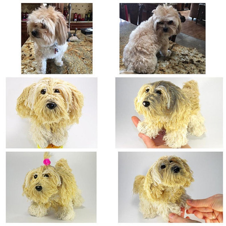 Personalized custom stuffed dog animal look like your pet | Etsy
