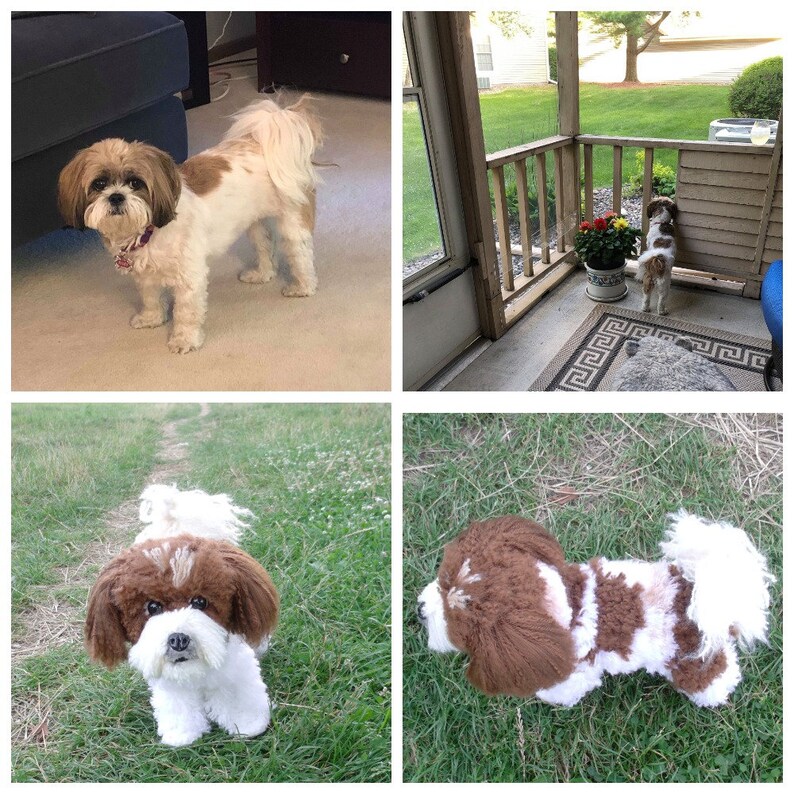 Custom plush dog that look like your pet Stuffed dog replica | Etsy
