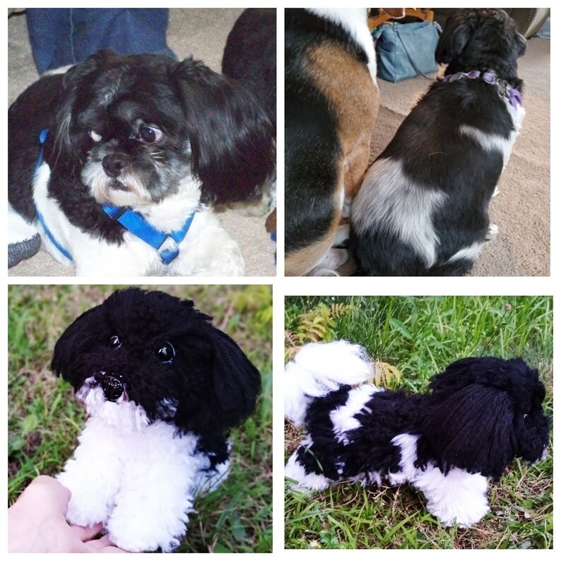 Custom stuffed animal look like Dog clone Malteser Maltipoo Etsy