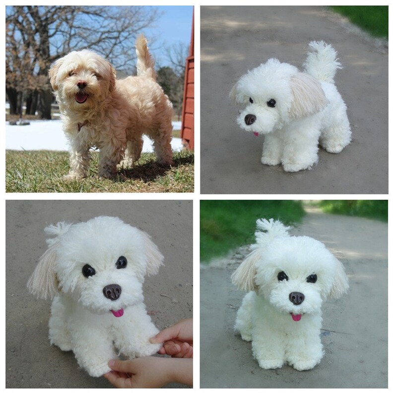 Custom stuffed dog loss gift Stuffed animal look like your pet Etsy