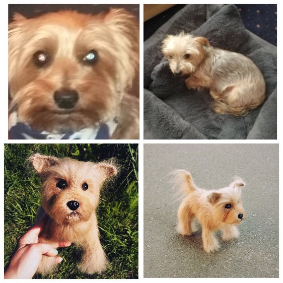 realistic yorkie stuffed animal