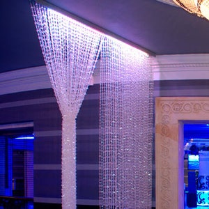 Crystal Curtain 100 cm x 200 cm, Home Decoration Corridor Living Room Hang Curtain Partition Curtain Customizable