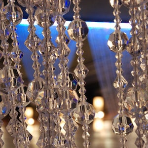 Crystal Curtain 90 cm x 200 cm, Door Curtain, Window Curtain, Beaded Curtain, Home Decoration, Crystal Curtain, Beaded Door Curtain