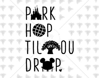 Park Hop Svg Etsy