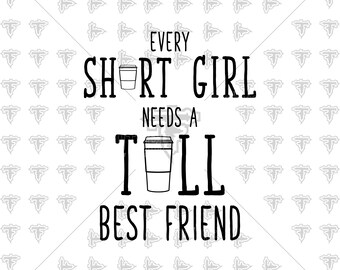 Download Tall Best Friend Svg Etsy