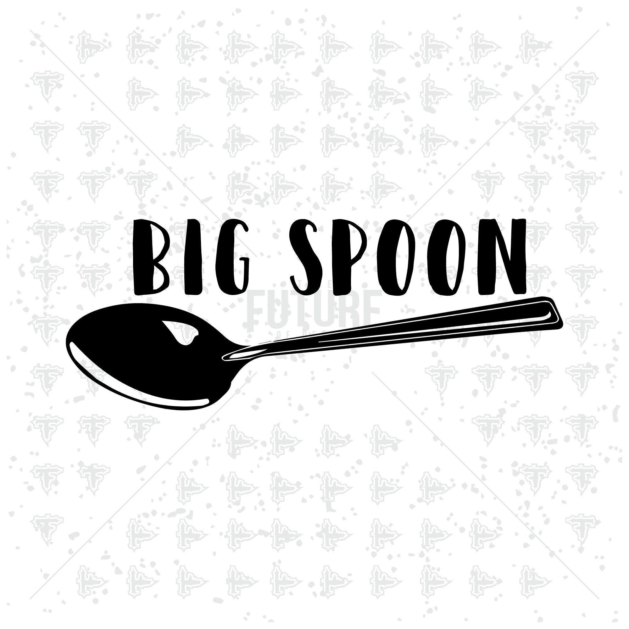 Big Spoon Matching Family Kids Brother Sister SVG DXF EPS Etsy