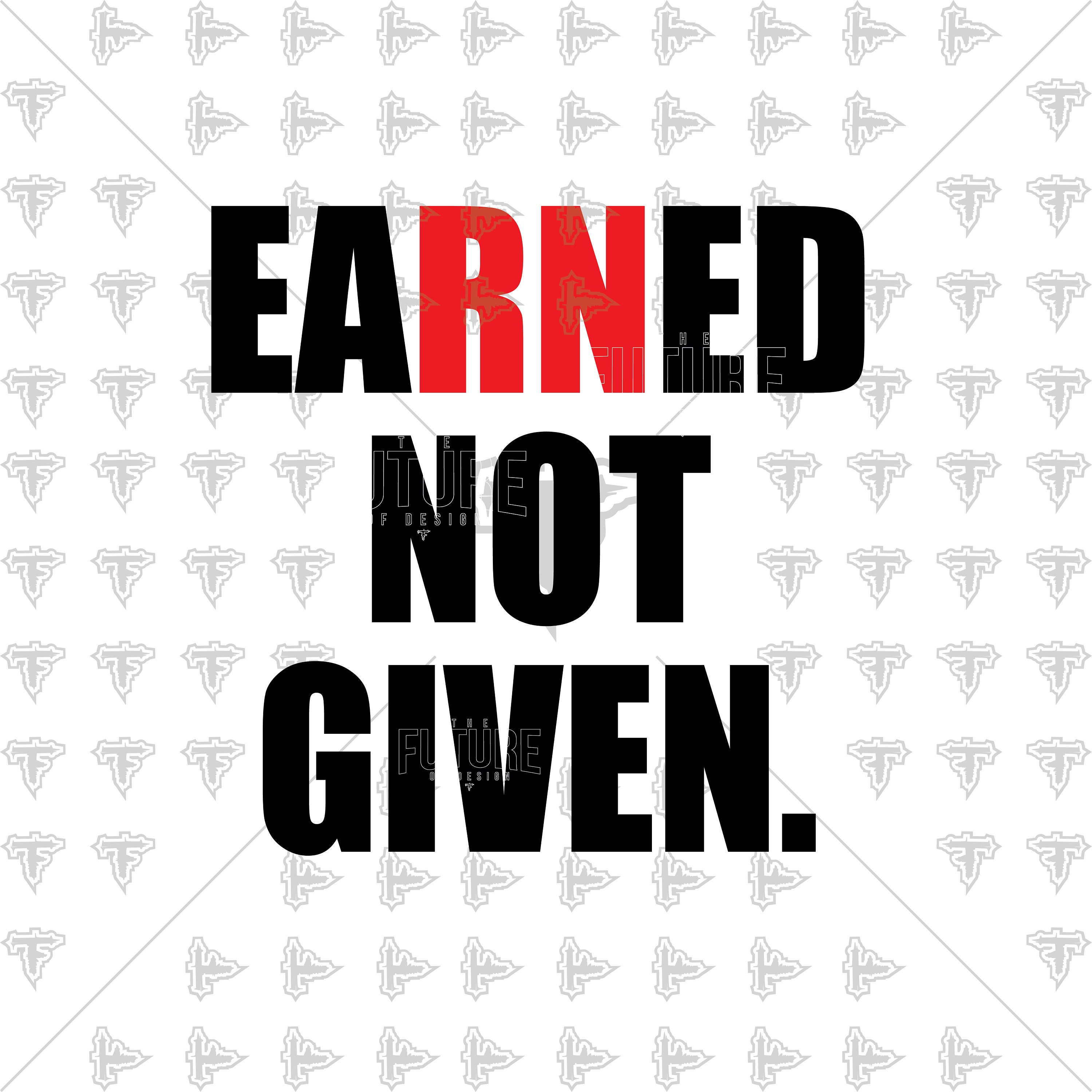 Earned Not Given Rn Scrubs Medical Health Professional SVG DXF | Etsy