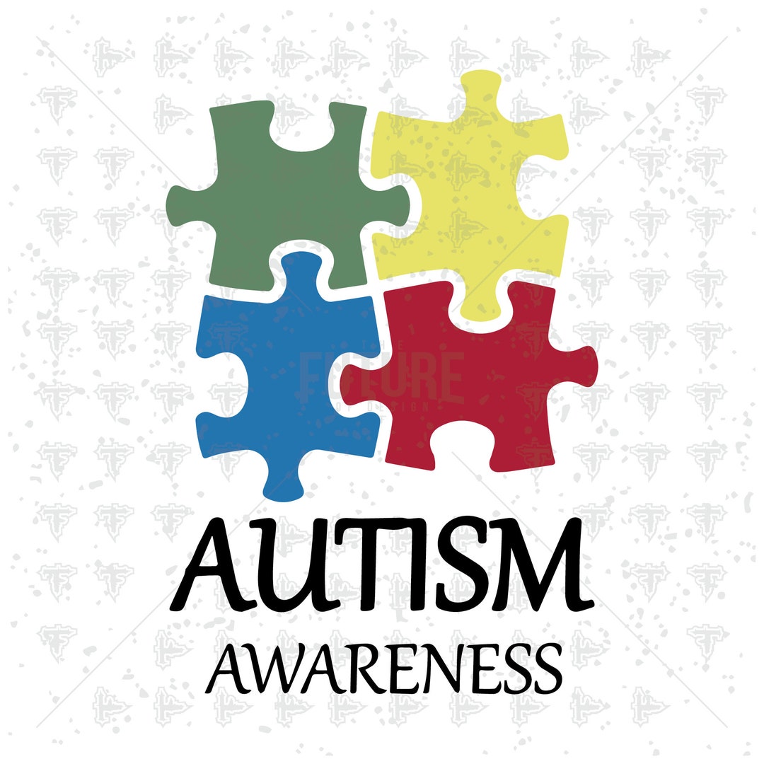 Autism Awareness Puzzle Pieces SVG DXF EPS Artwork Design - Etsy