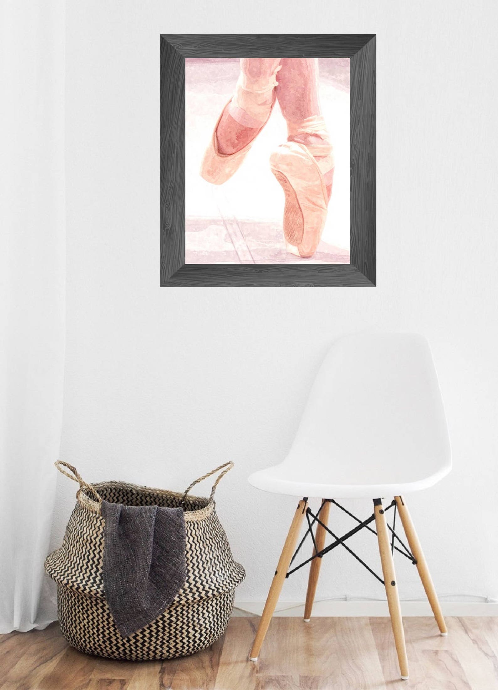 dancing shoes print, ballet wall art, dance watercolor, dancer wall art prints, gift for girl, girl wall art, instant digital do
