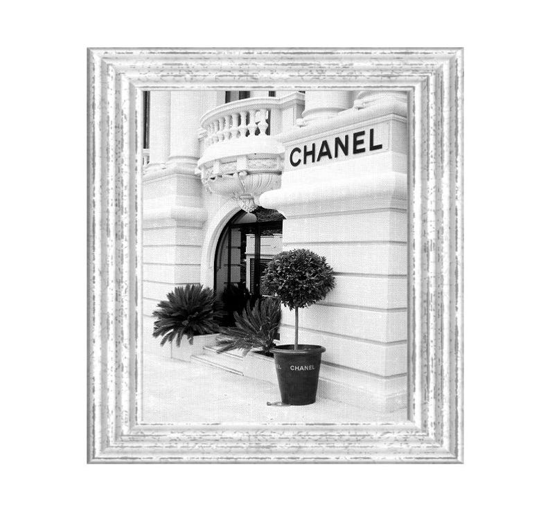 Chanel print fashion wall art black and white prints modern Etsy