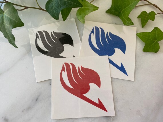 Large Fairy Tail Temporary Tattoo Fairy Tail Guild Logo Etsy
