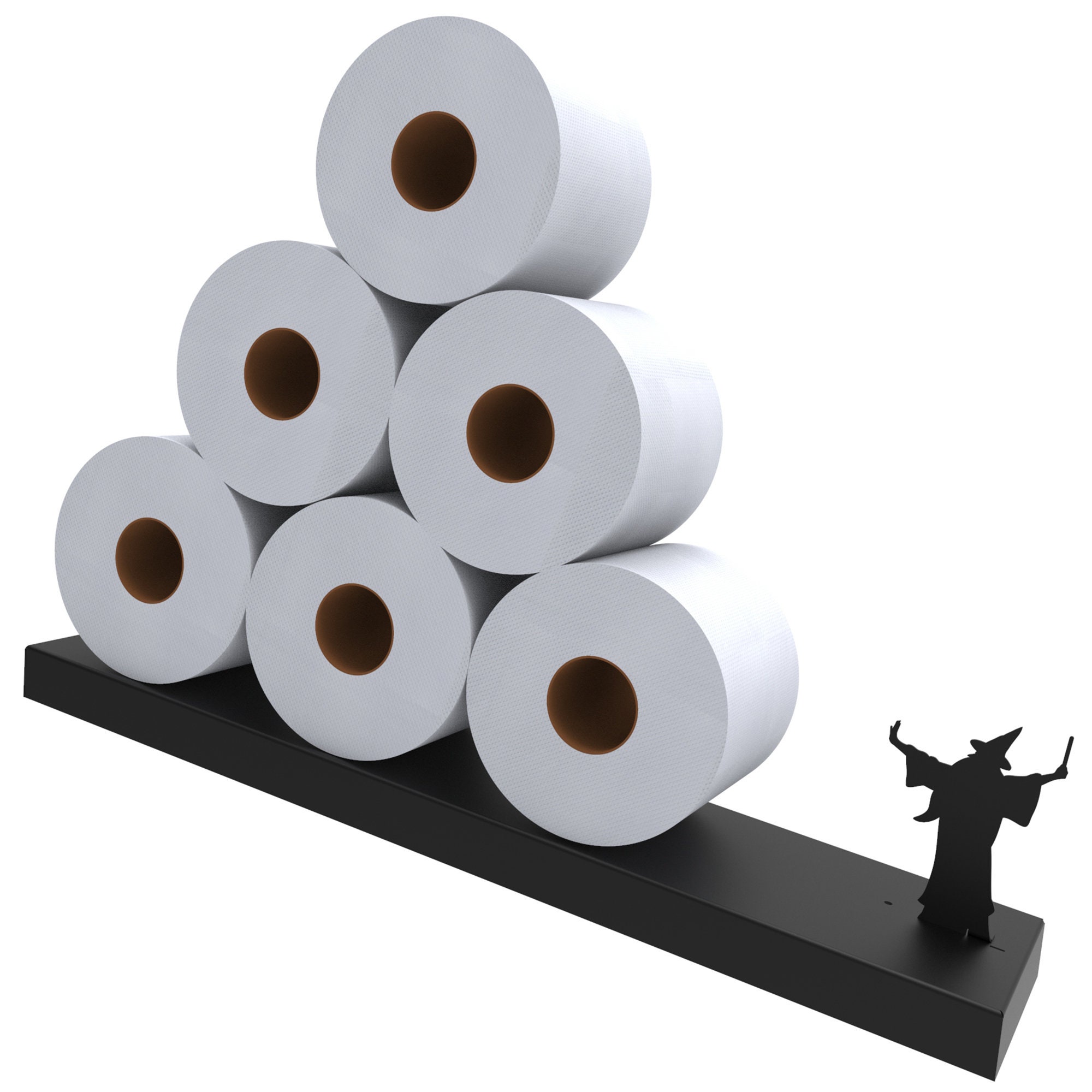 Yalikop Recessed Toilet Paper Holder With Storage Shelf - Stainless Steel, Matte Grey, In-Wall Mount