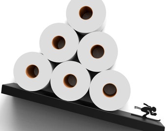 INTL Avalanche Ski – A Metal diagonal shelf for toilet paper rolls