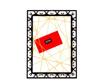 Rubber Band Photo Frame: Creative Memo Display, Iron Desk Decor