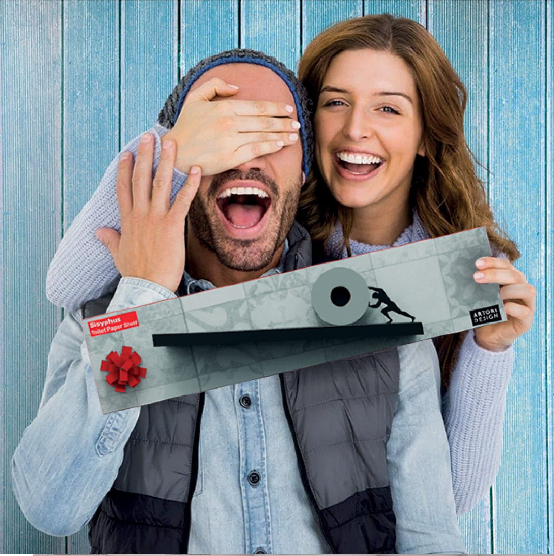 Sisyphus Black Toilet Paper Shelf Unique Bathroom Storage Etsy UK