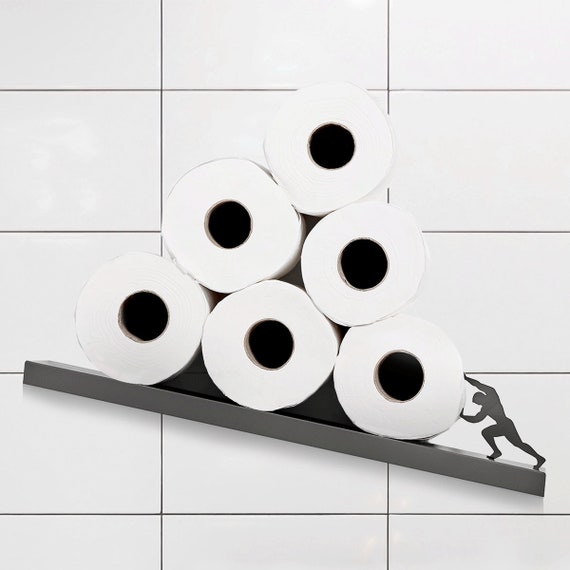 Sisyphus Toilet Paper Shelf Unique Bathroom Design Home Decor Accessories Storage