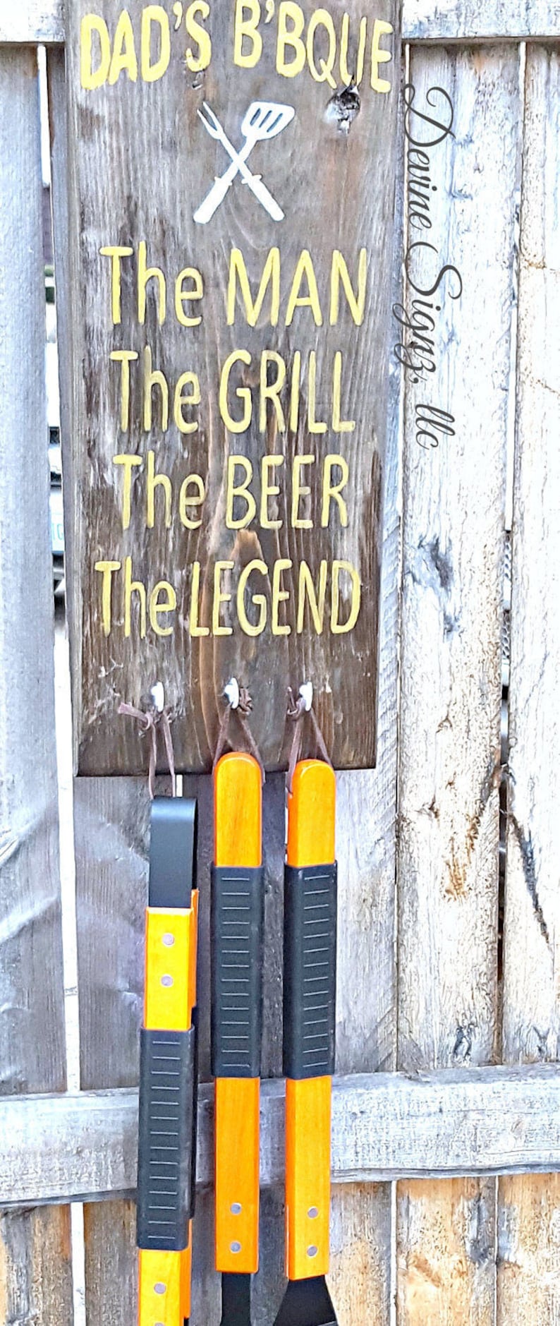 Grill Utensil Holder for Himbbq Utensil Holdersummer Outside Etsy