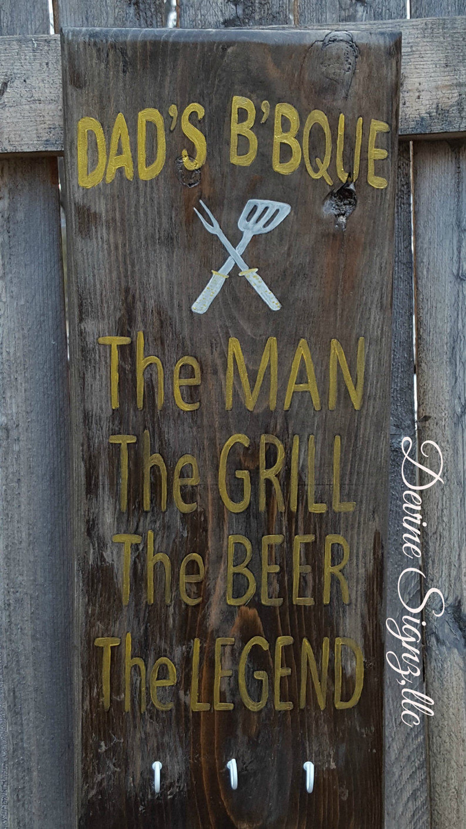 Grill Utensil Holder for Himbbq Utensil Holdersummer Outside Etsy