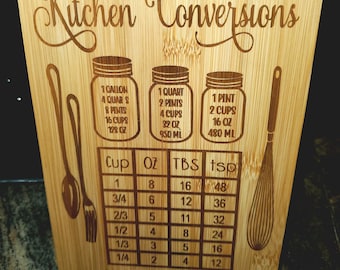 Tabla de cortar de bambú para cocina, grabada con láser, tamaño pequeño