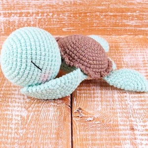 Turtle baby cuddly toy crocheted crochet toy amigurumi gift