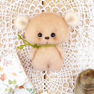 Teddy bear little bear sewn handmade cuddly toy decoration collector&#39;s item