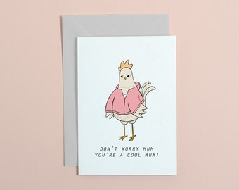 Cool Mum Mother's Day Card, Mean Girls Inspired #actuallyhandmade