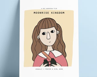 Suzy Art Print – Wes Anderson Inspired Wall Art, Moonrise Kingdom Quote Poster, Indie Film Decor A3 A4 A5 Eco Friendly #actuallyhandmade