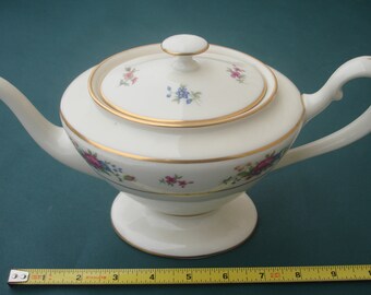 Vintage Lenox China LENOX ROSE Teapot with Cover Lid