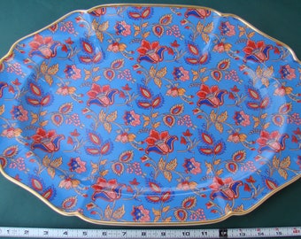 WADE AMERICAN MASALA Chintz Oval Platter