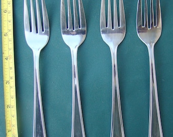 Towle BEACON HILL 4 Salad Forks 18/8 Stainless Korea 6 3/8&quot;