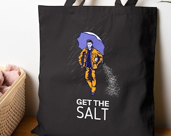 Supernatural Tote Bag | Get The Salt Bag | Winchester Gift | Convention Shopping Tote | Book & Beach Bag for Supernatural Fans