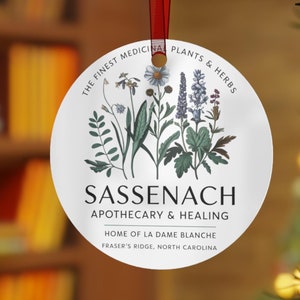 Outlander Gift | Scottish Highlander Christmas Ornament | Sassenach Gift | Ornament Exchange | Book Club Gift | Gift for Outlander Fans