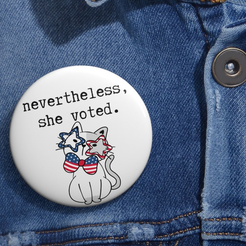 I Voted Pin Etsy