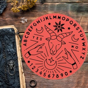Pendulum Board Mat  | Ouija Spirit Board Mat | Zodiac Talking Board Mat | Ouija Mat | Witchcraft