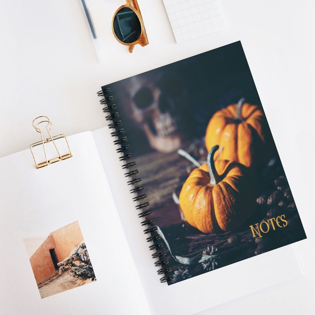 Strangle Notebook Skull Spiral Notebook | to Do List Notebook | Tarot Journal | Dream ...